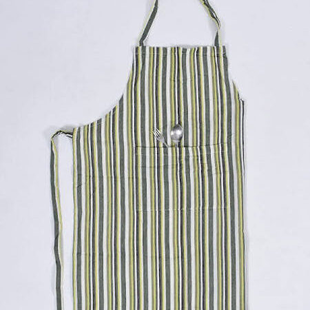 Canvas Aprons with Adjustable Neck Strap Front Pocket & Waist Ties