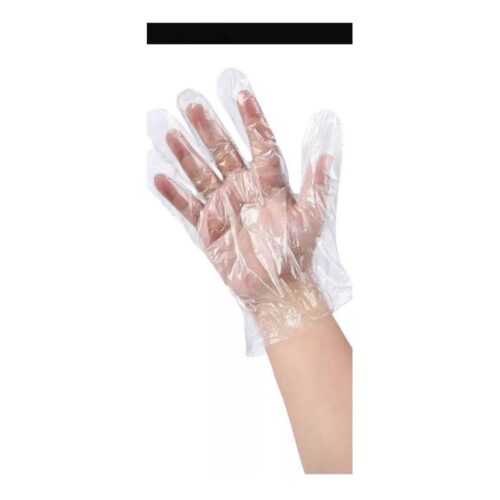 NYLON Transparent Disposable Gloves (100 gloves)