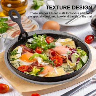 Silicone Pot Holder Heat-Resistant Trivets Pot Coaster For Countertop Spoon Holder Gripper Pad Hot Pots And Pans Round