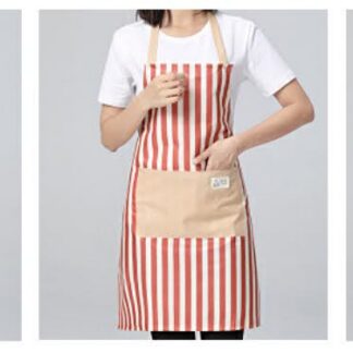 Striped Waterproof Kitchen Apron