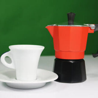 ZEN Black Bottom Color Coffee Moka Pot Aluminium (3 Cups)