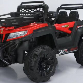 Four Wheel SUV Ride-On Battery Operated Remote Control Jeep for Kids, 1 to 9 Year, Red, White & Blue