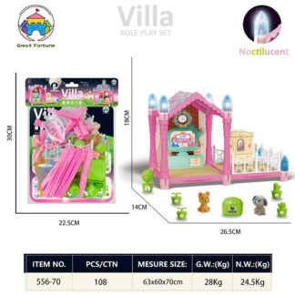 DIY Villa Doll House 108 Pcs
