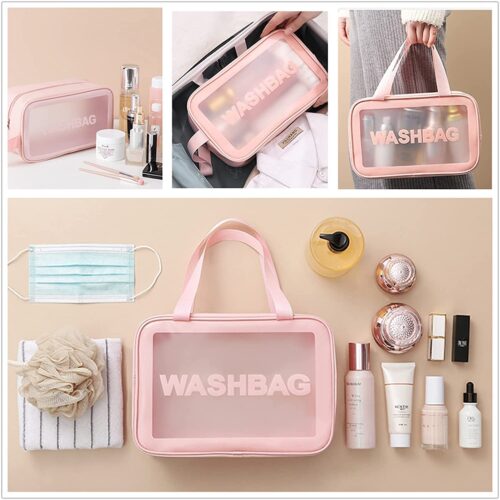 Juniper Travel Bags / Waterproof Toiletry Clear Travel Bag