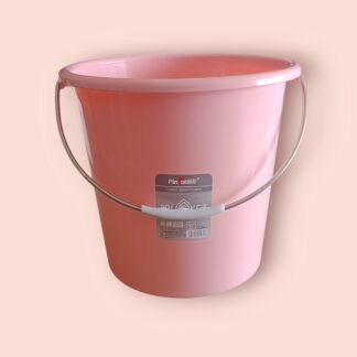 Round Plastic Water Bucket 17 Litre with Steel Handle (MT5314)