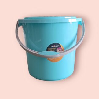 Round Plastic Water Bucket 17 Litre with Lid (MT5117)