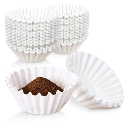 Masukaze 1000 Pack Coffee Filters 12 Cups Size - 9.5" Diameter 4.5" base