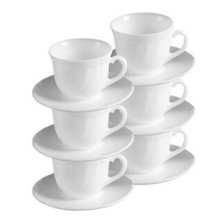 Opal Cup & Saucer 220 ml (Set of 6)