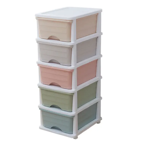 RackSense / 5 Tier Colorful Baby clothes holding drawer cabinet (44x33.5x91 cm) 3325