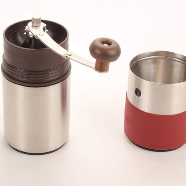 Coffee Grinder Folding handle Stainless Steel Percolator Filter Home Office Hand Cranked Grinder Portable Adjustable Coarseness