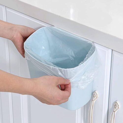 RackSense / Over The Cabinet Door Hanging Plastic Trash Bin