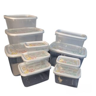 Fresh Box-2844 | 10 Pieces Storage Box (Rectangular)