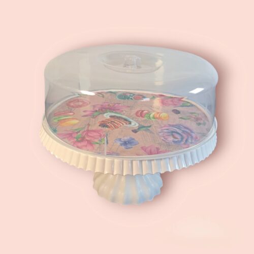 Cake Stand with Cover 12"