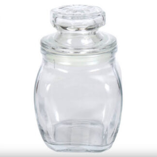 Glass Jar with Lid Flower 225 ml