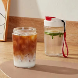 Glass Coffee Tumbler Mug