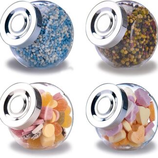 Tilt/Stand Glass Jars 200 ml | Pack of 4