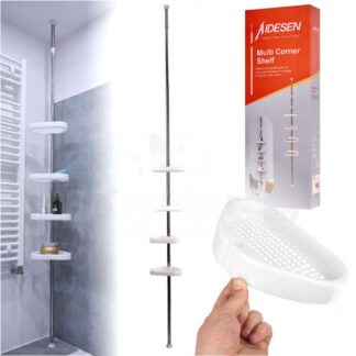 RackSense | Bathroom Corner Telescopic Shelf