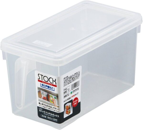 Plastic Stock Handle Box Clear