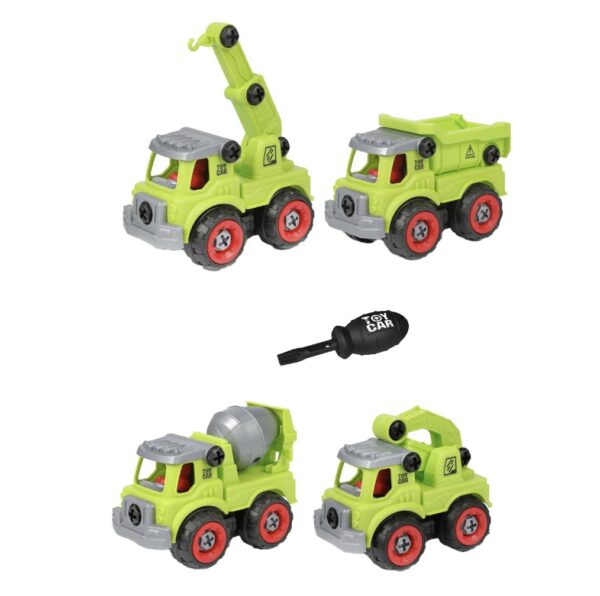 DIY CONSTRUCTION TRUCK SET | 4PCS