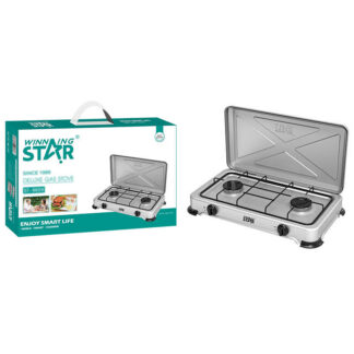 WINNING STAR ST-9659 | Portable Durable Multi Function Table Burners 2 Burners Gas Stove