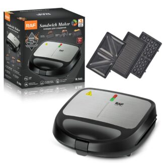 RAF R.540 | 3 in 1 Steak, Waffle & Sandwich Maker