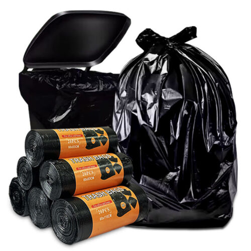 Trash Bags Heavy Duty Garbage Bags | 60 x 70 cm | 50 Litre | 10 Pcs