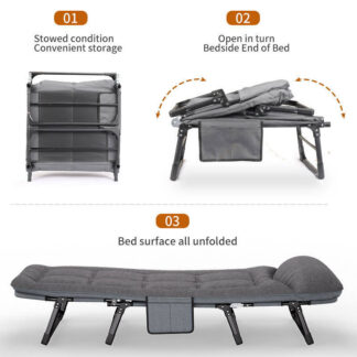 Alpine Dream Reclining folding Bed with back Adjustable | 093-519