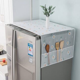 Dustproof Cover with Storage Pockets for Washing Machine & Refrigerator