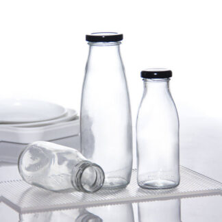 500ml Glass Beverage Bottle with Lid