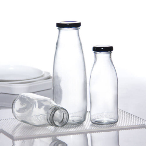 500ml Glass Beverage Bottle with Lid