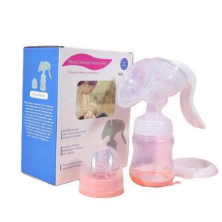 Mom-Friendly Manual Breast Pump – Portable Milk Collector & Feeder Bottle