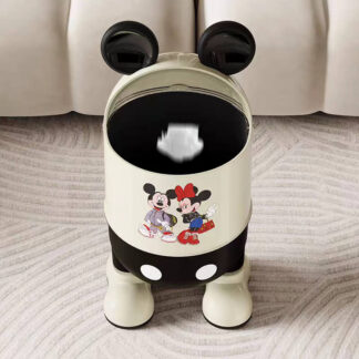 Children’s Cartoon Dustbin with Ears & Feet for Kids’ Room or Bathroom