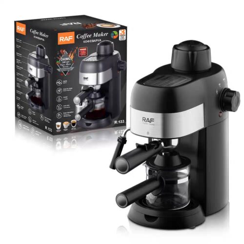 RAF R.133 | Semi Automatic Italian Espresso Coffee Machine with Steam Milk Frother