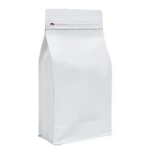 Coffee Beans Packing Bag With Sealed Aluminium Foil Reusable Zip-Lock & One Way Valve | 50 Pcs | 100 gm