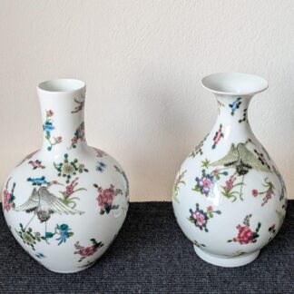 Floral Essence / Ceramic Vase 10" | Crane | 1 Pc