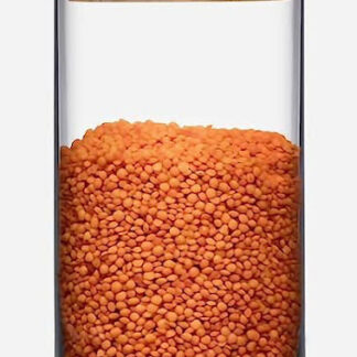 CYLINDRICAL GLASS JARS WITH BAMBOO LID 8.5 × 8.5 × 15 cm | 1,000 mL