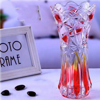 Floral Essence / Classic Decorative Glass Flower Vase 12"