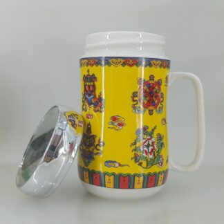 Tibetan Roots | Dragon Mug with Mirror Lid