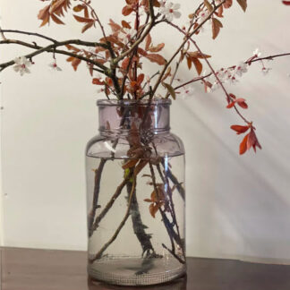 Floral Essence / Minimal Glass Vase