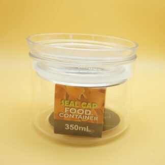 Fresh Box | Round Flip Lid Food Container Moistureproof | Stackable | BPA-Free | 350ml