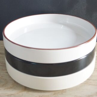8.6" Ceramic Dinner Flat Plate | PJ-1035