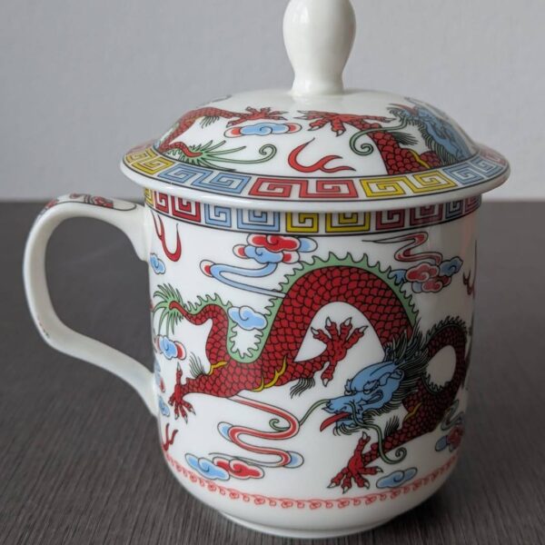 Tibetan Roots | Dragon Mug with Cover | Big