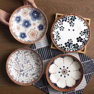 Tibetan Roots | Momo Plate | 8" | 1 Pc
