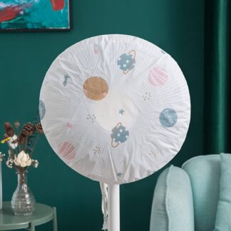 Round Electric Fan Cover – Dustproof & Storage Ready (40-50CM)