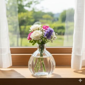 Floral Essence / MINI GLASS PUMPKIN Vase