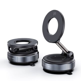 360 Adjustable Vacuum Magnetic Phone Holder, Suction Cup Phone Holder