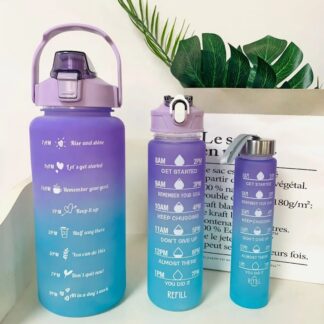 3 Pcs Set Plastic Water Bottle
