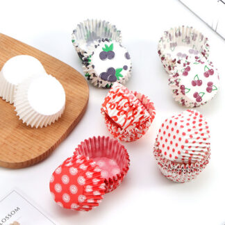 Food Grade Greaseproof Paper Cup Cake Baking Cupcake Liner | Pack of 50