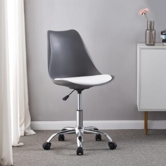 Jacobs Adjustable Swivel Office Chair - Black Castor Base