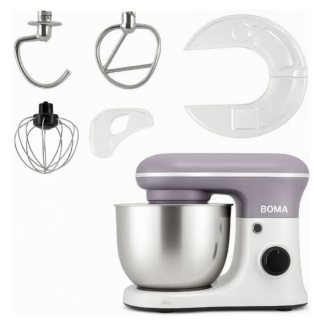 Boma Stand Mixer 1500W 6L Cake Mixer Electric Kitchen Food Mixer with Stainless Steel Bowl, Beater, Dough Hook, Whisk for Baking | BM-6004
